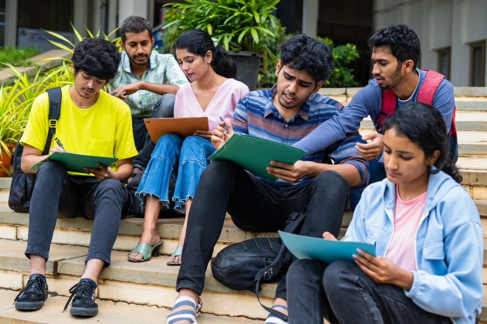 Education and skill development classes at Patel Pragati Mandal