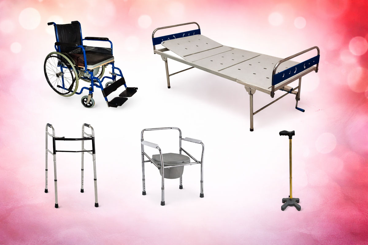 Free medical equipment — wheelchairs and walkers — provided by PPM