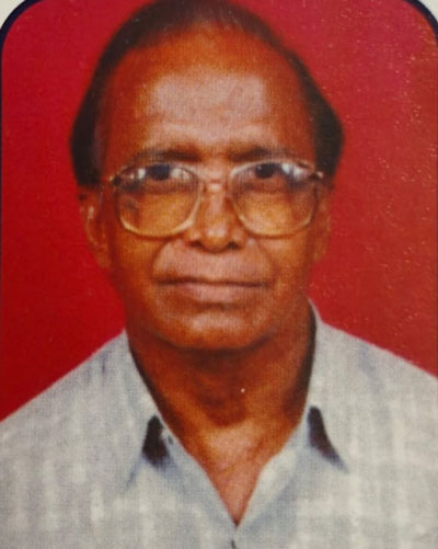 Late Shree. Ukabhai Babarbhai Patel — Former Treasurer / Trustee, Patel Pragati Mandal